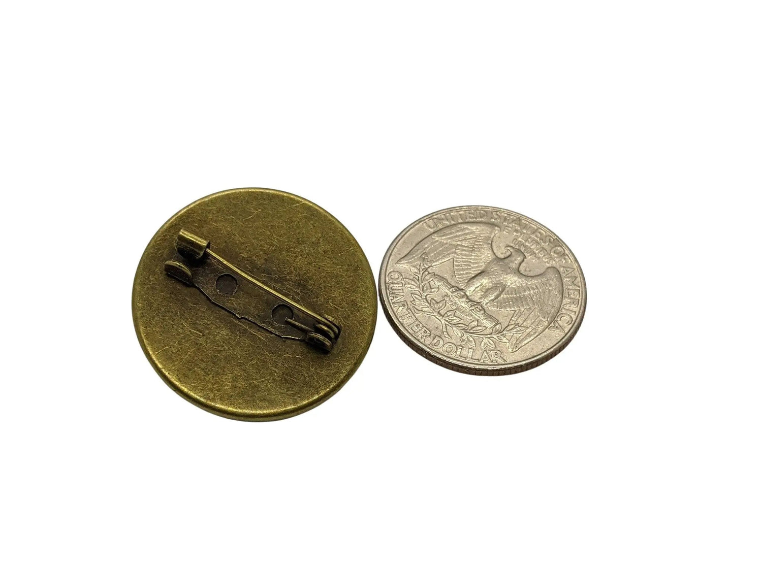 Bone Pin Bronze Cameo - Uniquely Morbid