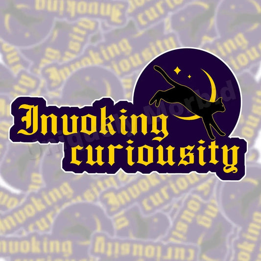 Invoking Curiosity Die Cut Sticker - Uniquely Morbid