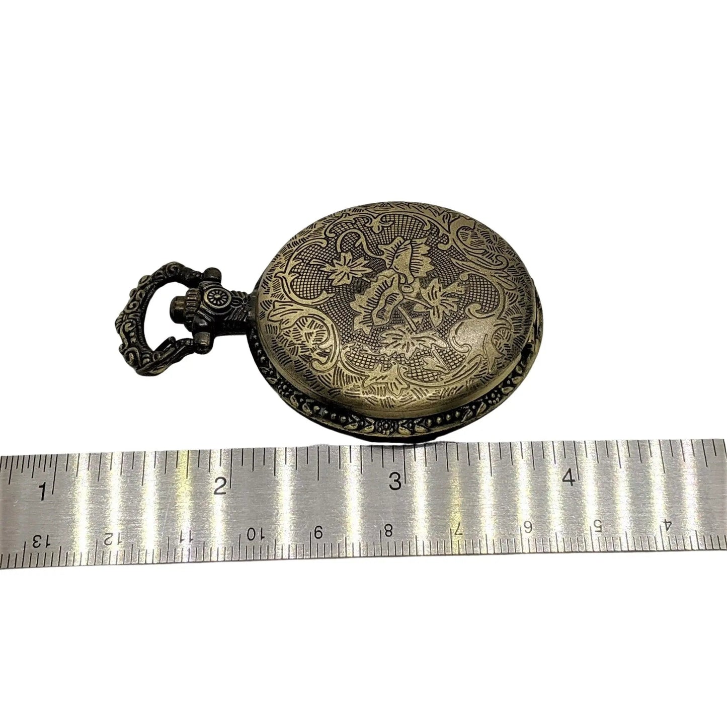 Tiny Dragon Skeleton in Pocket Watch Case - Uniquely Morbid